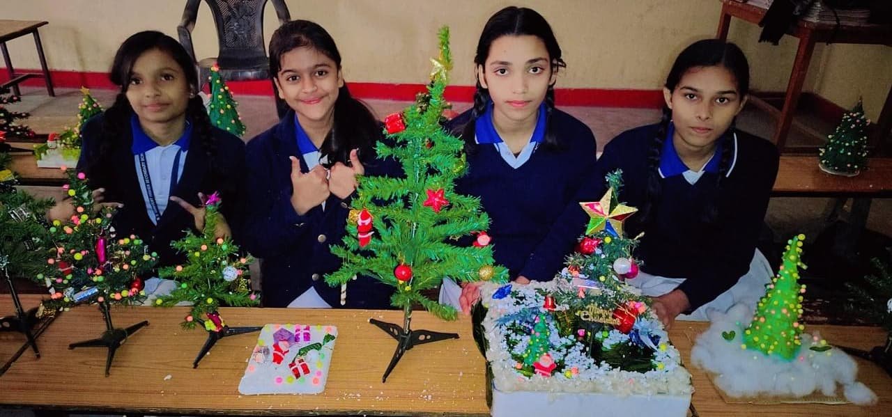 Project Day craft activity at M.S. Convent Higher Secondary School